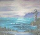 Patel Lighthouse - Oil Paintings - By Diana Miranda, Free Painting Artist