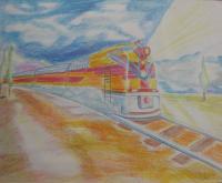 Destination - Watercolor Pencil Drawings - By Roryleigh Tyree, Drawing Drawing Artist