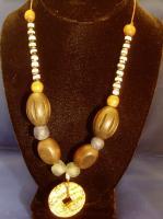 Jewelry For Jos Nigeria - Wood Glass And Stone Jewelry - By Katherine Green, Ethnic Beaded Jewelry Artist