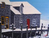 Michigan Winter 2 Sold - Oil On Canvas Paintings - By Cecil Williams, Realism Painting Artist