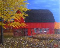 Michigan Winter 3 Sold - Oil On Canvas Paintings - By Cecil Williams, Realism Painting Artist