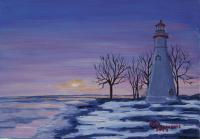 Cold Lonesome - Oil On Panel Paintings - By Cecil Williams, Impressionism Painting Artist