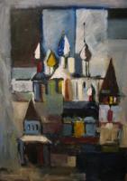 Church - Oil Paintings - By O Kuz, Decorative Painting Artist