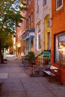 Aliceanna Street Fells Pt  Baltimore - Giclee Print Photography - By George Edwards, Landscape Cityscape Photography Artist