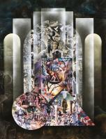 Still Life Of Our World - Colaj Tempera Acrylic Mixed Media - By Armen Hunanyan, Fine Art Mixed Media Artist