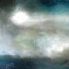 About To Hit - Acrylic On Box Canvas Paintings - By Laurence Chandler, Abstract Seascape Hint Towards Painting Artist