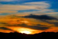 Colorado Sunset - Giclee On Canvas Digital - By James Ribniker, Landscape Digital Artist