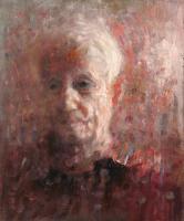 Red - Oil On Panel Paintings - By Zacheriah Kramer, Portrait Painting Artist