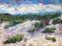 Asilomar Dunes - Pastel Paintings - By Lisa Couper, Impressionism Painting Artist