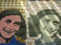 Anne Frank - Acrylic On Paper Paintings - By Becky Lindsay, Impressionist Painting Artist