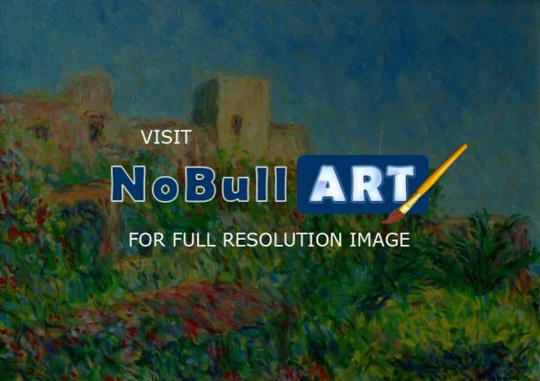 Landscape - Castle Of Solanto - Oil On Canvas