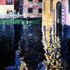 Canale Veneziano - Oil On Canvas Paintings - By Mario Sampieri, Impressionist Painting Artist