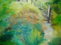 The Hidden Path - Acrylic Paintings - By Donald Penwell, Acrylic Painting Artist