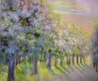 Dreamy Trees - Oil On Canvas Paintings - By Lian Zhen, Contemporary Painting Artist