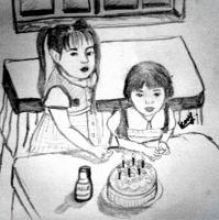 Black And White - Birthday - Pencil And Paper