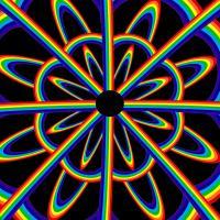 Family - Rainbow Flower - Digital