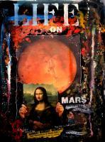 Life On Mars Is As Cold As Hell - Mixed Media On Canvas Mixed Media - By Walter Vermeulen, Collage Mixed Media Artist