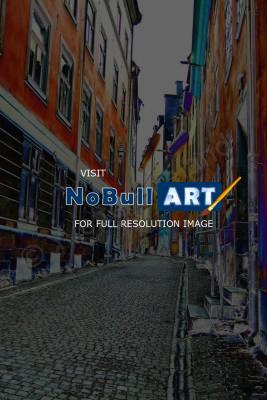 Northern Lights - Gamla Stan Stockholm - Digital