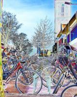 Bikes Galore - Digital Photography - By Yvette Efteland, Realistic Photography Artist