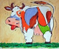 Crazy About Cows - Betsy - Acrylics