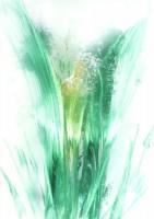 Fantasy World Paintings - Lily Of Life - Spray Paint On Paperboard