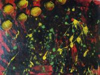 Midnight Painting - Abstract Paintings - By Lana Kennedy, Abstract Painting Artist