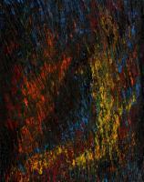 Fire - Oil On Board Paintings - By Scott Shaver, Abstract Painting Artist