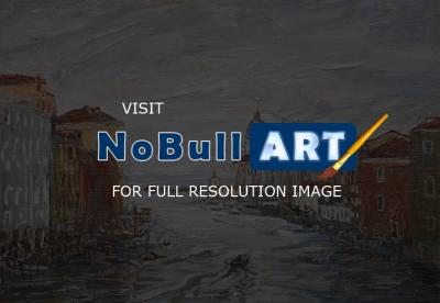 Venice - Grand Canal - Oil On Canvas