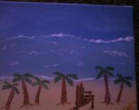 Emptiness On The Beach - Acrylics On Canvas Paintings - By Sc Chilcote, Scenery Painting Artist