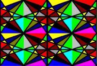 Starburst 4 - Ms Paint Digital - By Bert Davis, Geometric Digital Artist