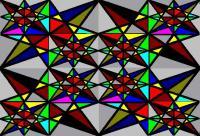 Starburst 6 - Ms Paint Digital - By Bert Davis, Geometric Digital Artist