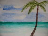 Calm - Acylic Watercolor Paintings - By Tina Polo, Mine Painting Artist