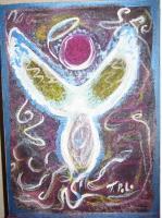 Spirit - Pastel Acrylic Paintings - By Tina Polo, Channeled Painting Artist