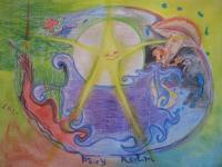 Fairy Realm - Mixed Drawings - By Tina Polo, Channeled Drawing Artist