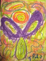 Healing Angel - Pastel Drawings - By Tina Polo, Mine Drawing Artist