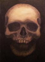 Pastel Skull - Pastel On Paper Drawings - By Sean King, Other Drawing Artist