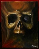 Skull Painting - Oils Paintings - By Sean King, Surreal Painting Artist