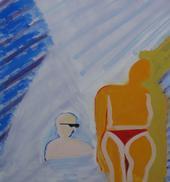 Wm Sunglasses - Oil Painting Paintings - By Joe Loria, American Painting Artist