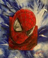Characters - Spider-Man Portrait - Acrylics