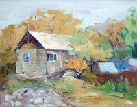 Village - Martiks House - Oil On Canvas