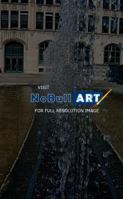 Color Me Dallas - Inyerface Fountain - Digital Photography