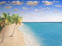 Paradise Found - Acrylics Paintings - By Mark Obryan, Realism Painting Artist