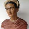 Frida Kahlo - Ceramic Sculptures - By Mark Obryan, Realism Sculpture Artist
