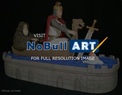 Figurative Sculpture - Excalibur - Ceramic