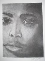 In The Shadows - Charcoal Drawings - By Marquita Rochelle, Realistic Drawing Artist