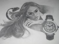 Beyonce- Time To Listen - Graphite Drawings - By Marquita Rochelle, Realistic Drawing Artist