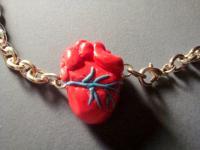 I Give My Heart To You - Clay Jewelry - By Sam Vanbibber, Re-Purposed Or Steampunk Jewelry Artist