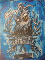 Cock Strong - Mixed Paintings - By Clynt Costley, Blah-Dow Painting Artist