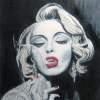 A Passionate Smoke - Oil Paintings - By M Mikassio, Pop Art Painting Artist