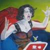 Scream - Oil Paintings - By M Mikassio, Pop Art Painting Artist